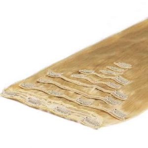 Deluxe Clip On 50cm 200g 22 Zlato Blond-0