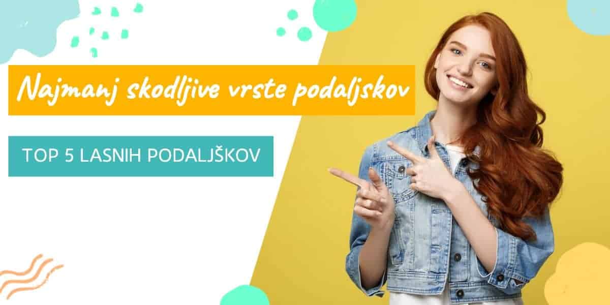 Najmanj škodljive vrste lasnih podaljškov