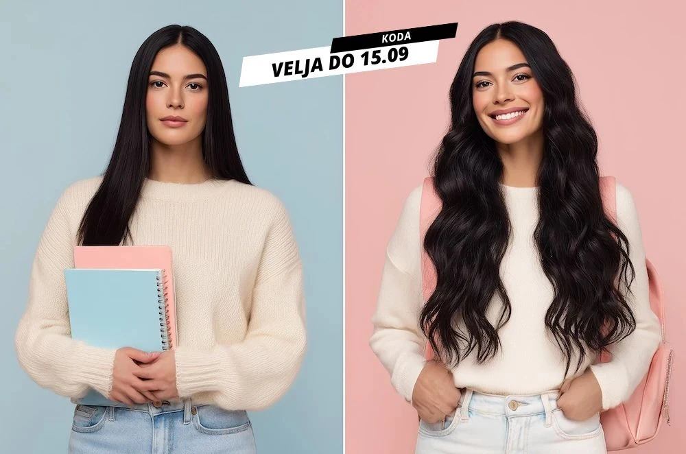 Domov 1 Banner Back2School akcija –10% na clip-in podaljške, koda velja do 15.09.