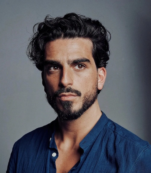 Dolg quiff z naravno teksturo za diamantno obliko obraza.