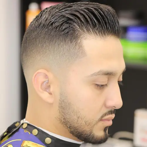 Moderne frizure za moške 64 frizura za redke lase pompadour z gelom