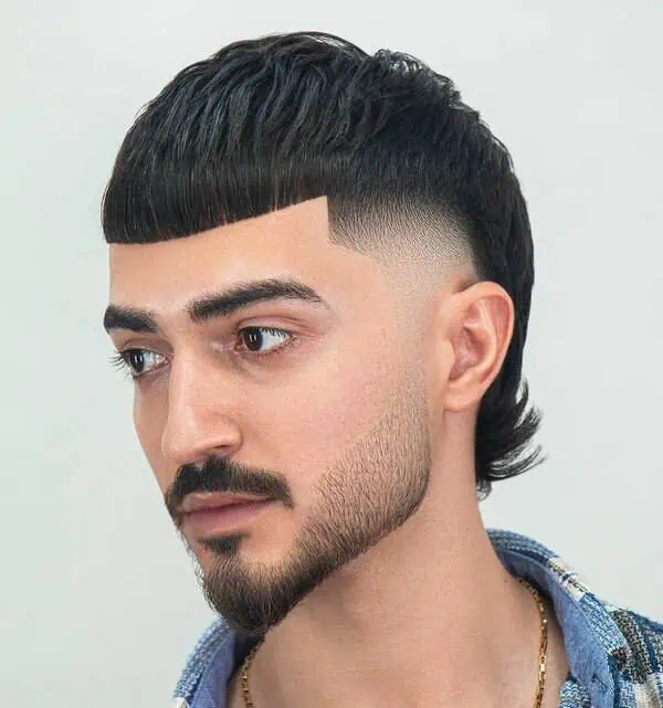 frizura za srcast obraz cropped mullet